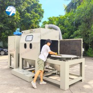 壓力式臺車轉(zhuǎn)盤噴砂機